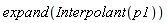 expand(Interpolant(p1))