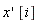 (diff(x, x))*[i]