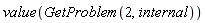 value(GetProblem(2, internal))