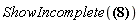 ShowIncomplete(Int(x^3+exp(x), x) = (1/4)*x^4+Int(exp(x), x))