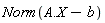 Norm(A.X-b)