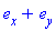 Vector[column]([[1], [1]], ["x", "y"])