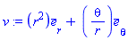 v := Vector[column]([[r^2], [theta/r]], ["r", "theta"], "field")