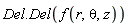 Del.Del(f(r, theta, z))