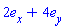 Vector[column]([[2], [4]], ["x", "y"])