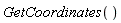 GetCoordinates()