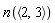n(`<,>`(2, 3))
