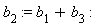 b[2] := b[1]+b[3]