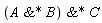 `&*`(`&*`(A, B), C)