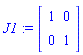 J1 := Matrix([[1, 0], [0, 1]])