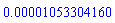 0.1053304160e-4