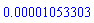 0.1053303e-4