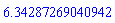 6.34287269040942