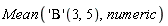 Mean(('Beta')(3, 5), numeric)