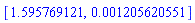 [1.595769121, 0.1205620551e-2]