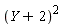 (Y+2)^2