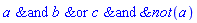 `&or`(`&and`(a, b), `&and`(c, `&not`(a)))