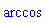 arccos