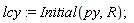 lcy := Initial(py, R)