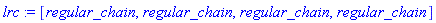 lrc := [regular_chain, regular_chain, regular_chain, regular_chain]
