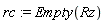 rc := Empty(Rz)