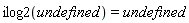 ilog2(undefined) = undefined