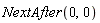 NextAfter(0, 0)