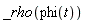 _rho(phi(t))