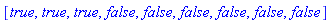 [true, true, true, false, false, false, false, false, false]