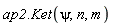 ap2.Ket(psi, n, m)