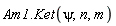 Am1.Ket(psi, n, m)