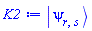 Physics:-Ket(psi, r, s)