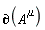 `&PartialD;`(A^mu)