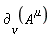 `&PartialD;`[nu](A^mu)