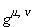 g^(mu,nu)