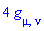 4*Physics:-g_[mu, nu]