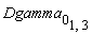 Dgamma[0][1, 3]