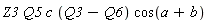 Z3*Q5*c*(Q3-Q6)*cos(a+b)