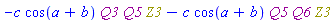-c*cos(a+b)*Physics:-`*`(Q3, Q5, Z3)-c*cos(a+b)*Physics:-`*`(Q5, Q6, Z3)