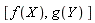 [f(X), g(Y)]