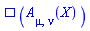 Physics:-dAlembertian(A[mu, nu](X), [X])
