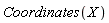 Coordinates(X)