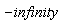 -infinity