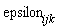epsilon[ijk]