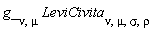 g_[nu, mu]*LeviCivita[nu, mu, sigma, rho]