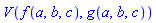 V(f(a, b, c), g(a, b, c))