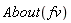 About(fv)