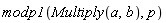modp1(Multiply(a, b), p)