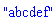 "abcdef"