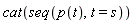 cat(seq(p(t), t = s))